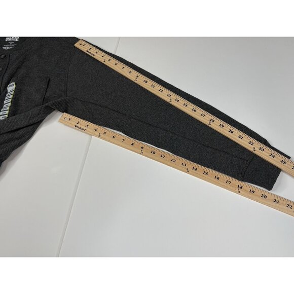 NWT Duluth Trading Co. Burly Thermal Relaxed Fit Henley Men’s M Charcoal Grey - Picture 15 of 15